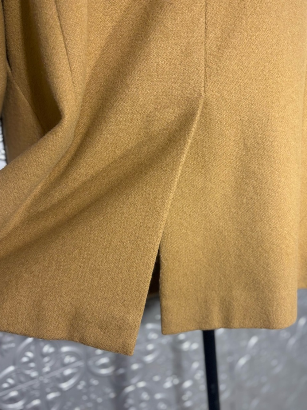 Levine Classics Vintage 100% Wool Long Coat jacket Designer Luxury 80s warm - Picture 5 of 7